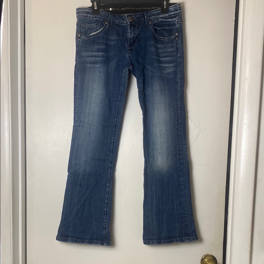 Classic Blue Flare Jeans for Women